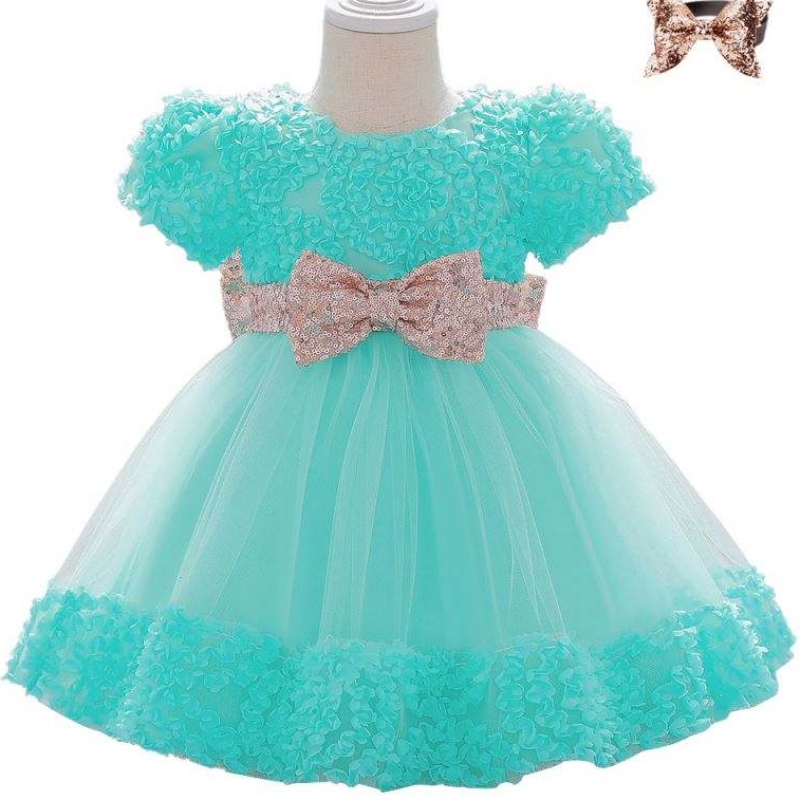 Battesimo di compleanno per bambini più recenti all'ingrosso vestiti da battismo daneonato con la fascia L1941XZ