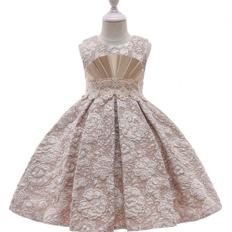 BAIGE Nuovo arrivo singolo jacquard eleganti bambine abito b