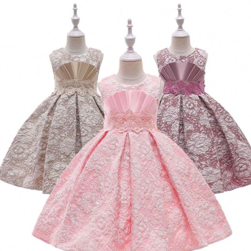 BAIGE Nuovo arrivo singolo jacquard eleganti bambine abito b