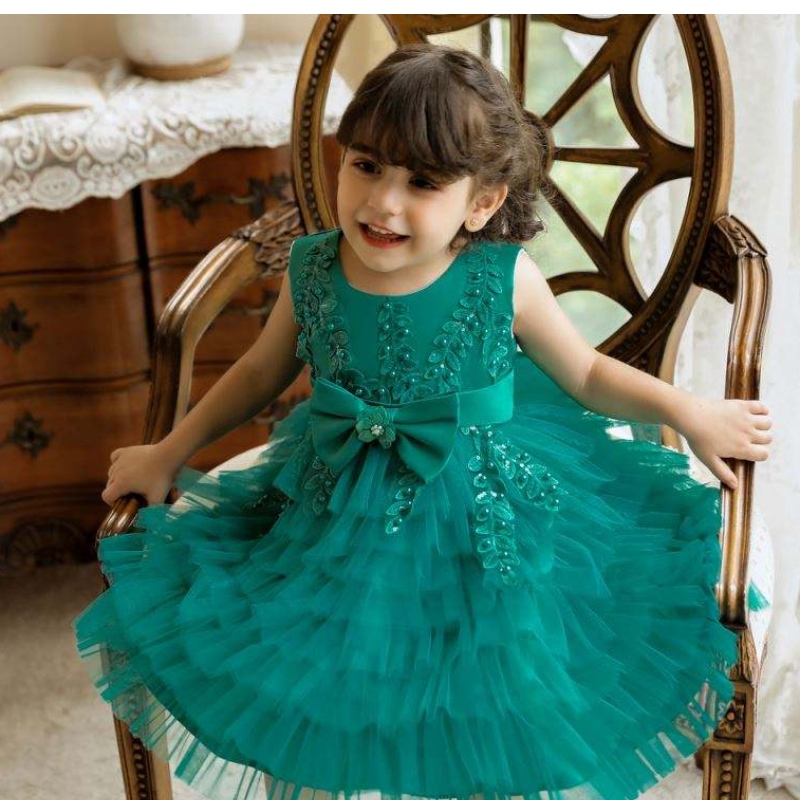 Baige Wholesale High-End Performance Abito per bambini Abbigliamento perneonati Fashi