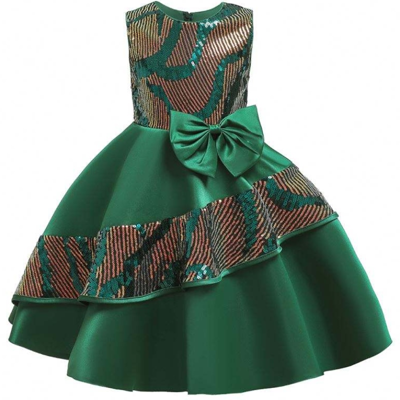 Fantasiosi paillettes di abiti Disegna ragazze Girls Party Bling Bling Dresses Abiti per bambini L5146
