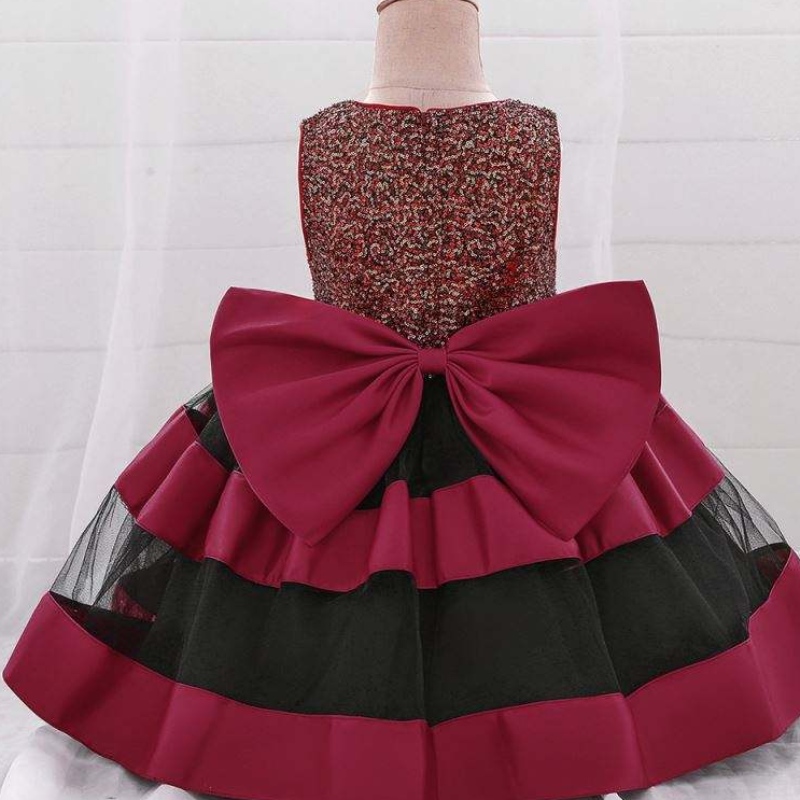Baige Wholesale Girl Abibiti soffice Prom Maxi Mashion La strati abiti da torta APPLICA FORMALA APPLICA PRINCIPE PRINCIPE PER BAMBINI L1919XZ