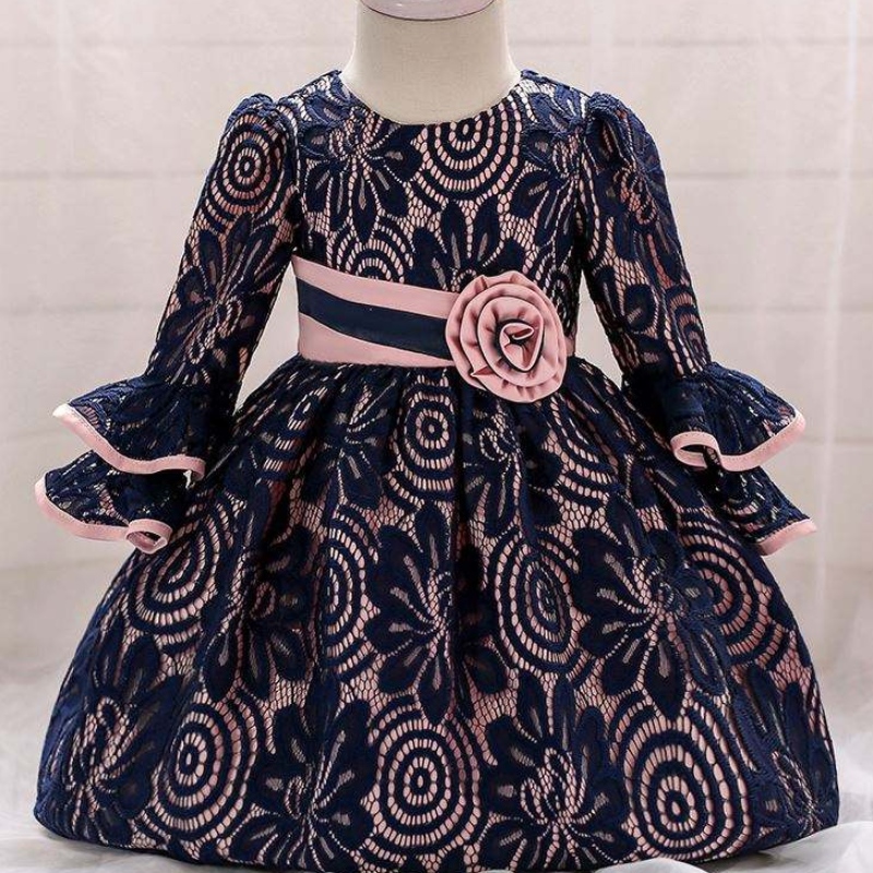 Baige Ultimi bambini Dress Designs Girl Party Abito abiti daneonato per bambini L1858XZ