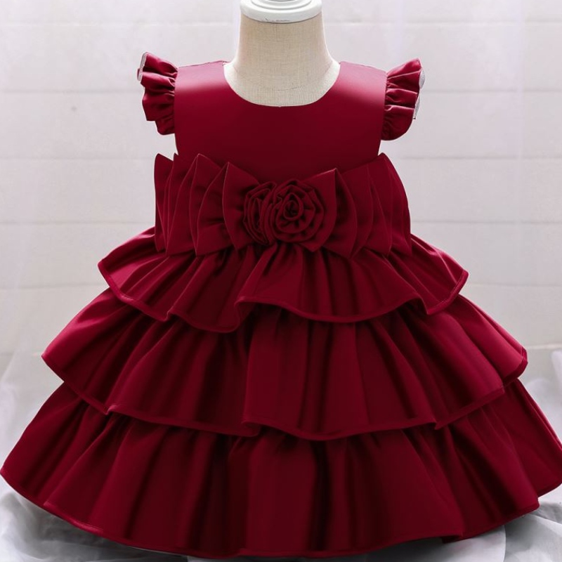 Baige Girls Party Dresses in stile Spagnolo Dress Dress Summer Dress for Girls Kids