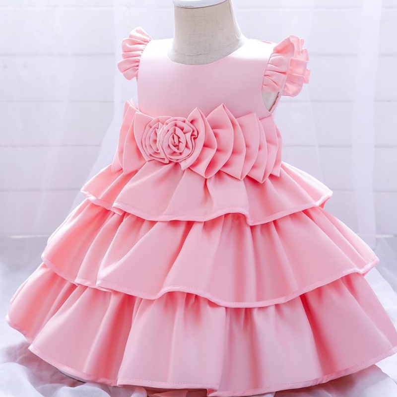 Baige Girls Party Dresses in stile Spagnolo Dress Dress Summer Dress for Girls Kids