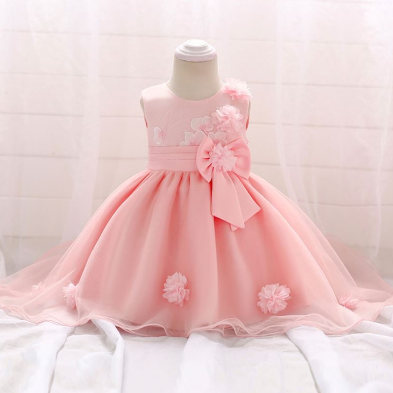 Girls Flower Girl Dress Kids Wedding Dresses Party First Communion Birthday Flower Party Fashion Dress