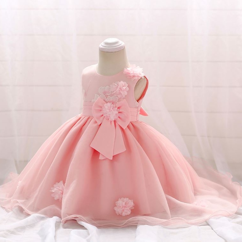Girls Flower Girl Dress Kids Wedding Dresses Party First Communion Birthday Flower Party Fashion Dress