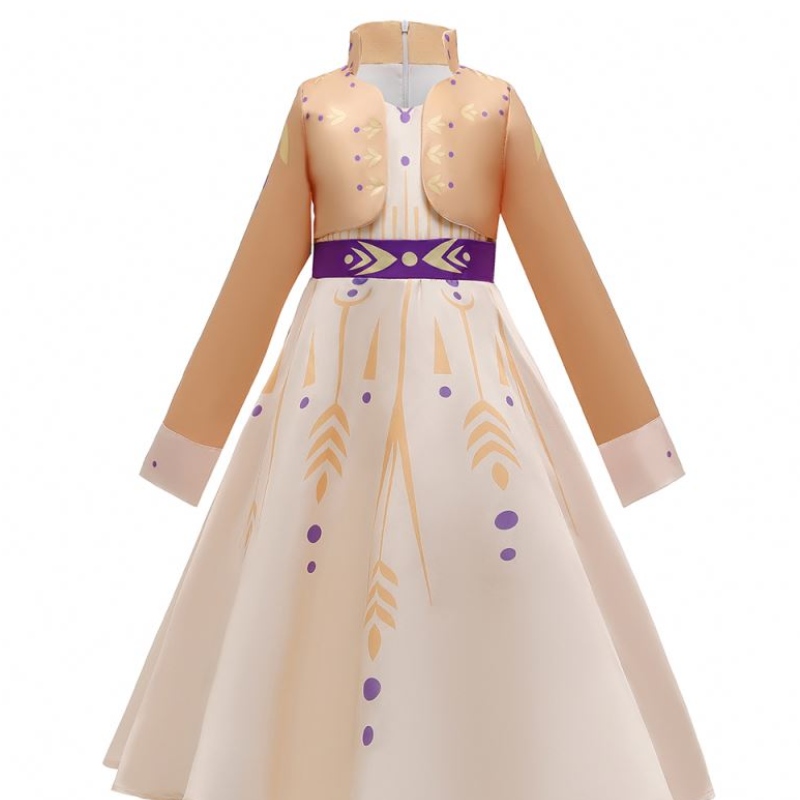 Baige New Elsa Anna Girls Dress Princess Halloween Cosplay Costume Girls Coat BX1662