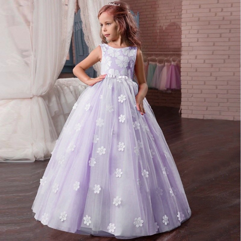 Abito per feste di compleanno di Natale Abito da sposa Abito da matrimonio Abiti per bambini Abiti per ragazze abiti da adolescente 6 14 anni