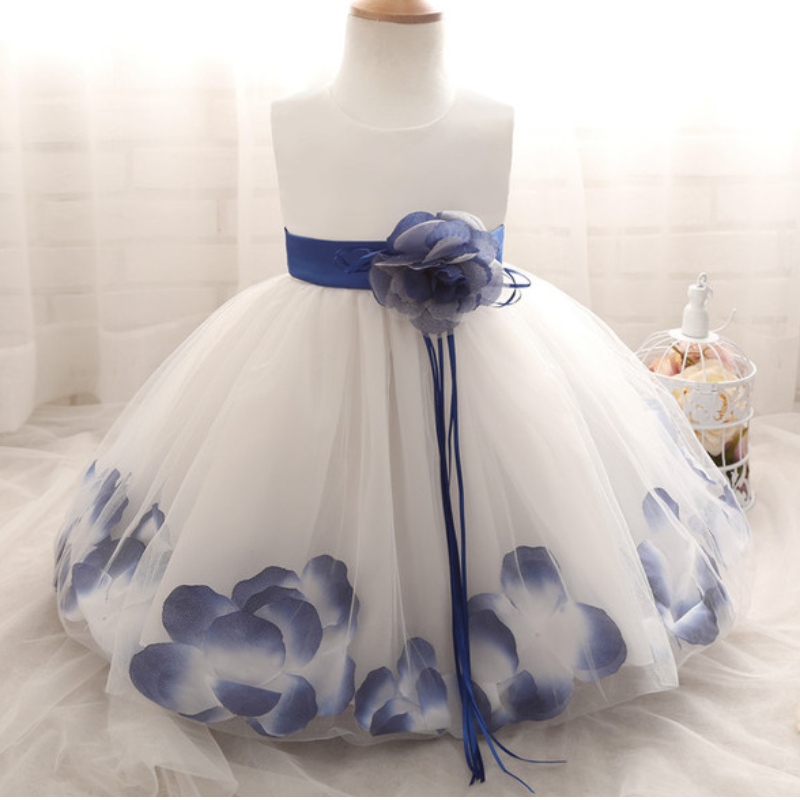 Flower Girl Dress for Wedding bambina 1-10 anni Outfit Birthday Children \\ 'S prima comunionen Vestiti