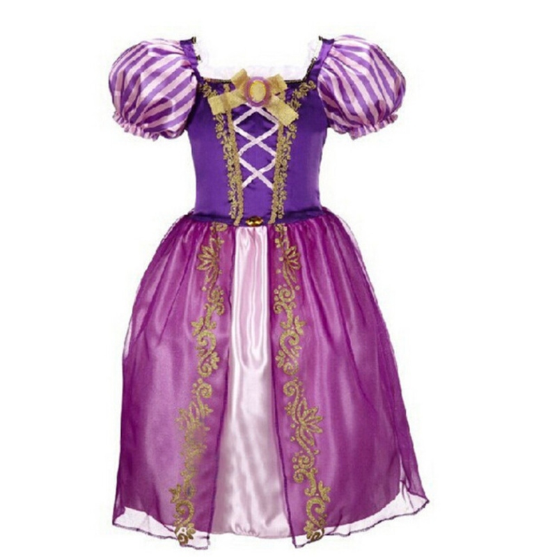 Abito di moda in stile caldo estivo per bambini abiti da principessa senza maniche per la festa a tema