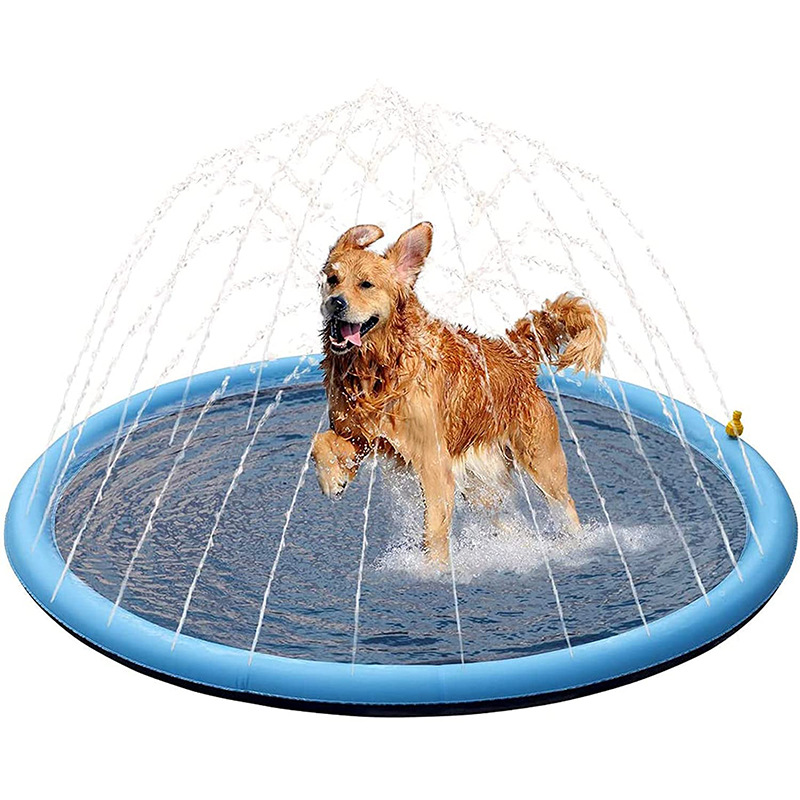 Pad spruzzatore per cani da splash gonfiabile da 170 cm all'aperto