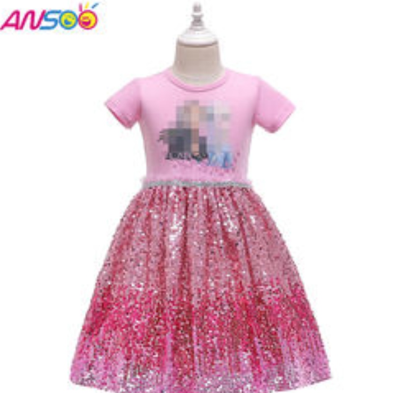 Produttori di abbigliamento ansoo vestito da festa per il matrimonio della regina di ghiaccio elsa