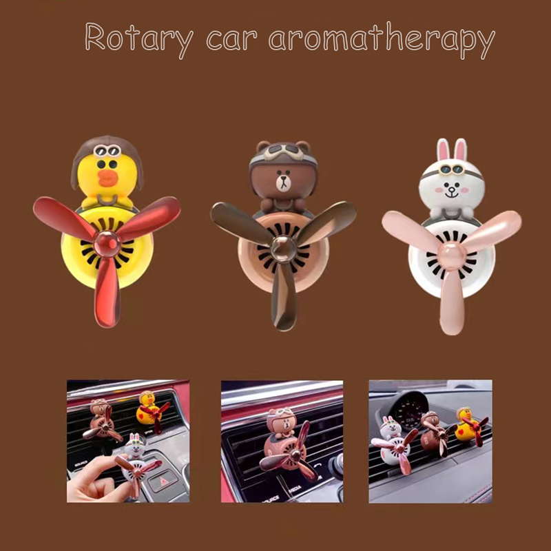 Auto a sospensione a sospensione aromaterapia PILOT PILOT Orso, coniglio, parti di auto trasgredendo ad aria