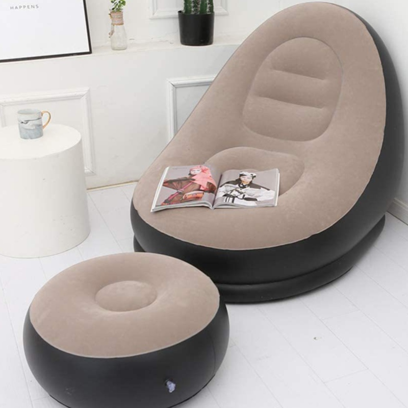 Spot di fabbrica di divano gonfiabile gonfiabile in PVC divano pigro pigro singolo pervico portatile portatile.