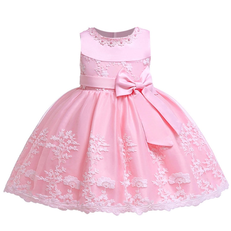 Pattern abiti da ragazza di fiori occidentali per bambini abiti blu scuro per matrimoni abiti da principessa in stile elegante per ballo di fine anno