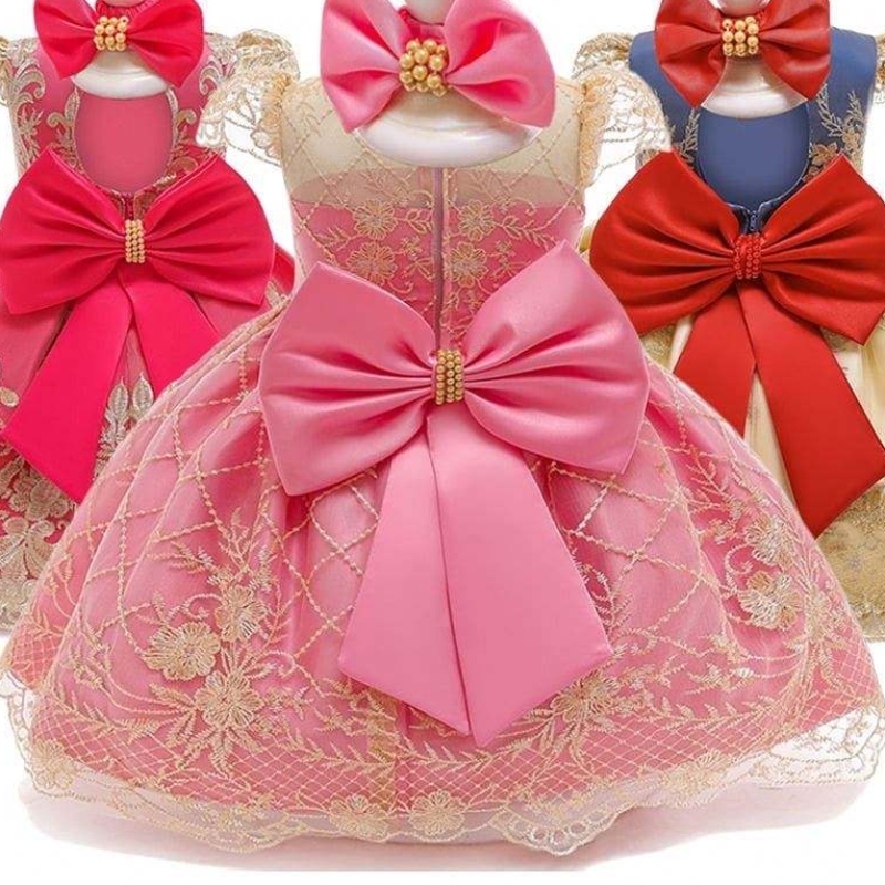 Baige Factory Wholesale Luxury Loce Wear Wedding Birthing Birthday Abito per bambini