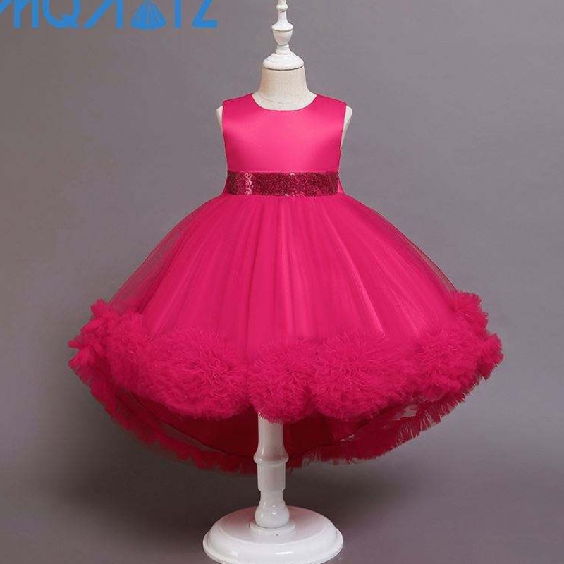 Baige Hot Sale Girl Girl Party Dress Abito Abito per bambini Abito da ragazza di fiori lunghi