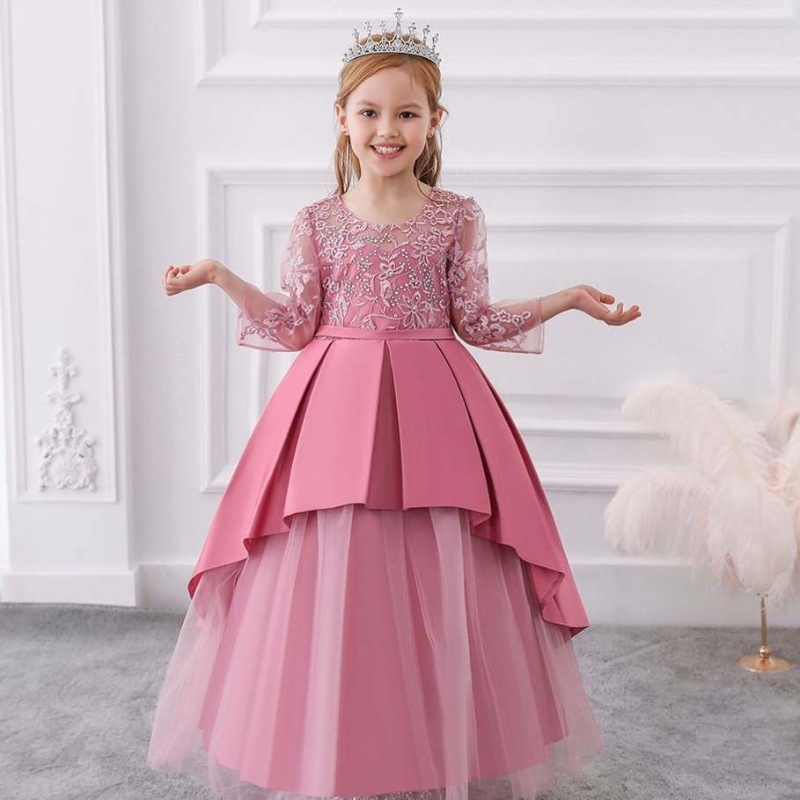 BAIGE ABILE LONGA ARABLE ABILE ASSESSO DI PRINCESSA SIMMA FLOWER GIRL DREPPOGLIO