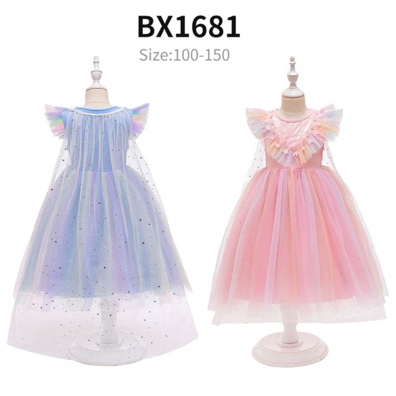 Price economico Principessa Anna Princess Elsa Snow Queen Girl Girl Dress Kids Halloween Cosplay Costume BX1693/BX1697
