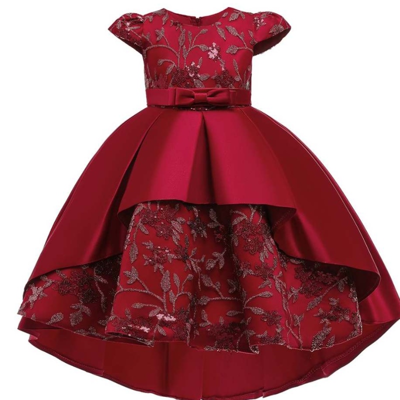 Baige Capodanno abito per bambini indossare un abito di compleanno formale di fiori occidentali per feste per bambini