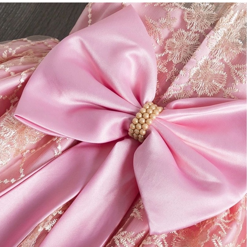 Pageant Communion Vestito bambine compleanno abito elegante danozze da sera vestidos taglia 4-10t costume da principessa per bambini vestiti