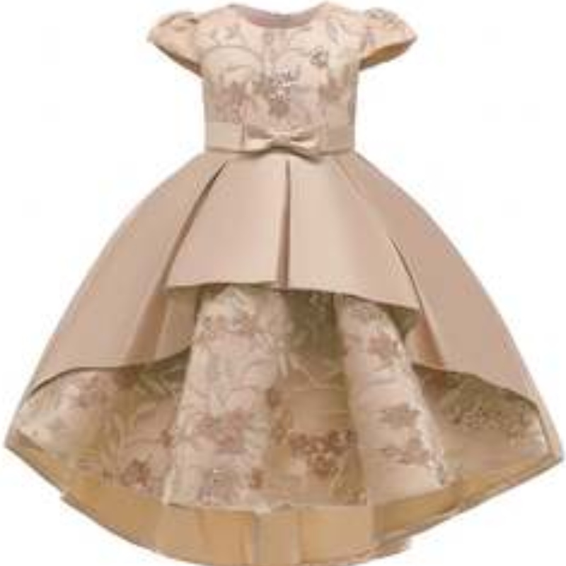 BAIGE Abito estivo di alta qualità per bambini Wear Flower Girl Western Party Formale Traileing Birthday Dress T5170