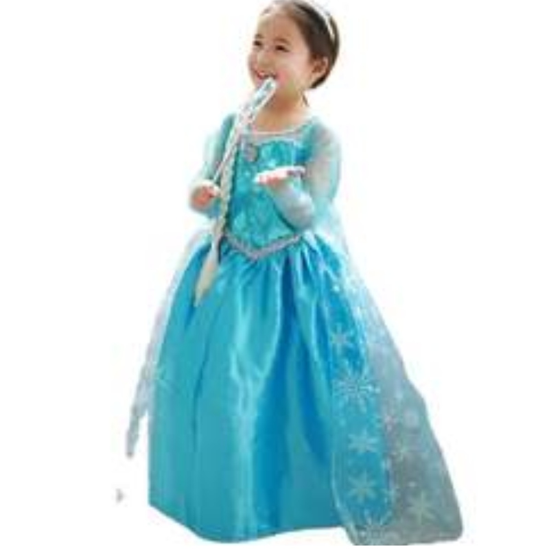 Frozen Elsa Anna Costume Elsa 2 Abito di Halloween Girls \\ 'Abiti con paillettes