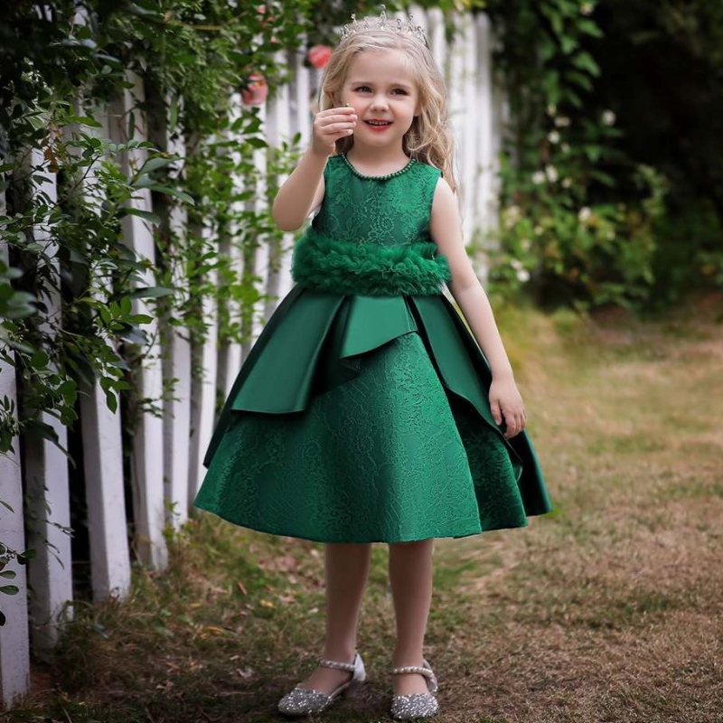 Baige Hot Sale Event evento da bambina Abito Flower Girl Dress Party Abiti per matrimoni abito da ballo da sposa