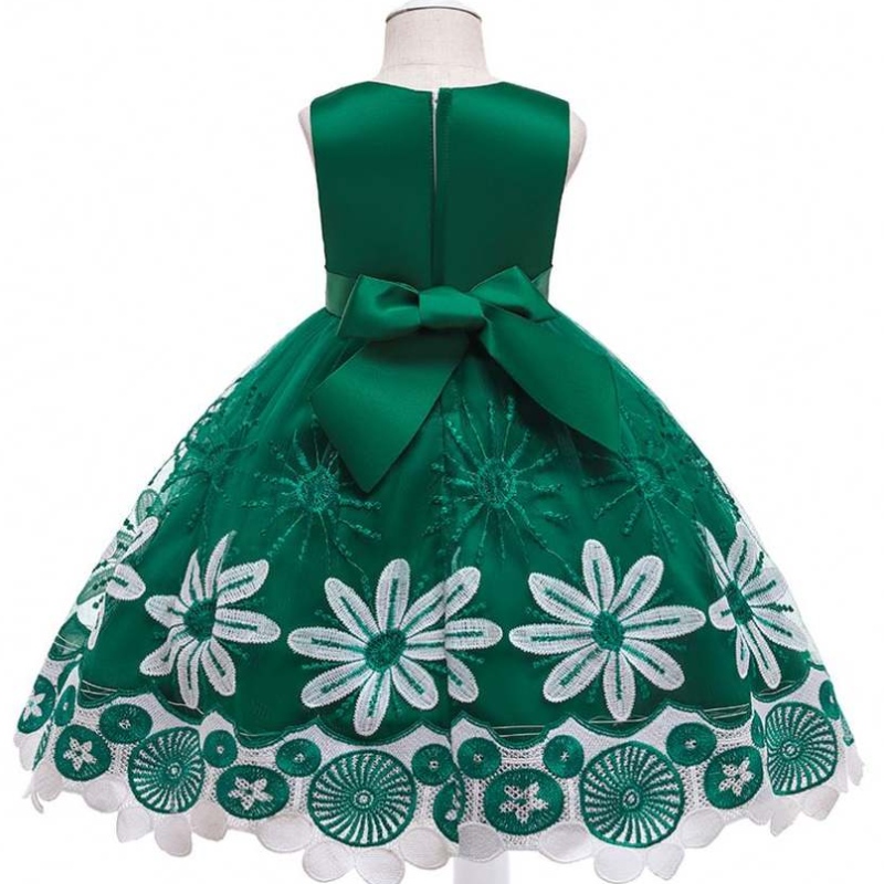 Baige Nuovo design Flower Girls Dresses Kids Party Birthday Wedding Princess Children Girl Dress L5266