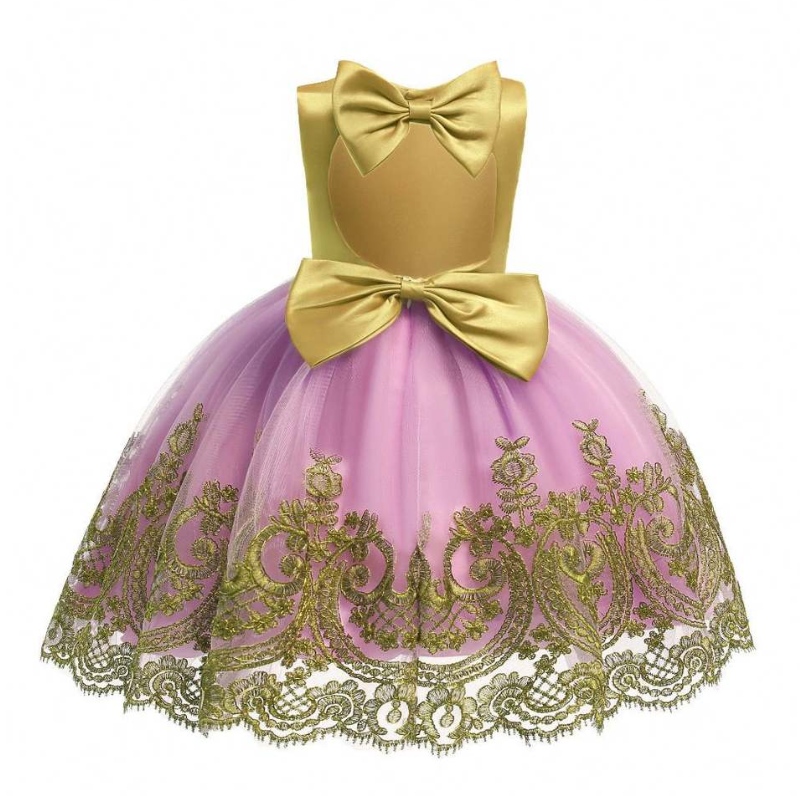 2021 Baige Kids Anot Christmas Abito di Natale Abiti per feste di compleannoneonati B-8086