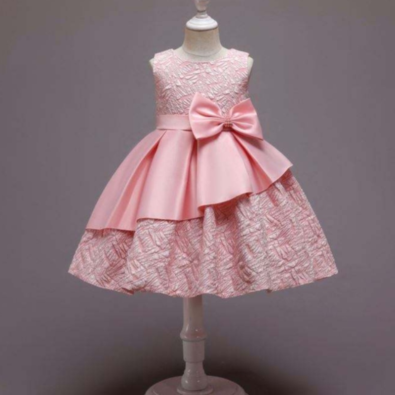 Baige Flower Girl Wedding Baby infant Girl Dress Battesm Abet Flower Newborn Gown Gown Princess Birthday Dress
