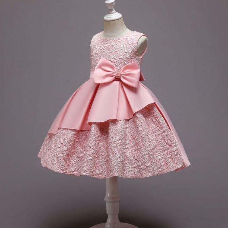 Baige Flower Girl Wedding Baby infant Girl Dress Battesm Abet Flower Newborn Gown Gown Princess Birthday Dress