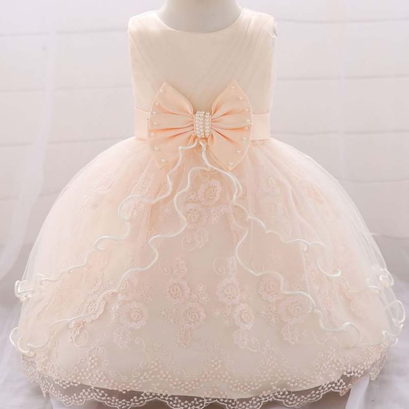 Baige per bambini 0-2 anni Dress per bambini per bambini Birthday Party Wear Childrening Affizzo L1869XZ