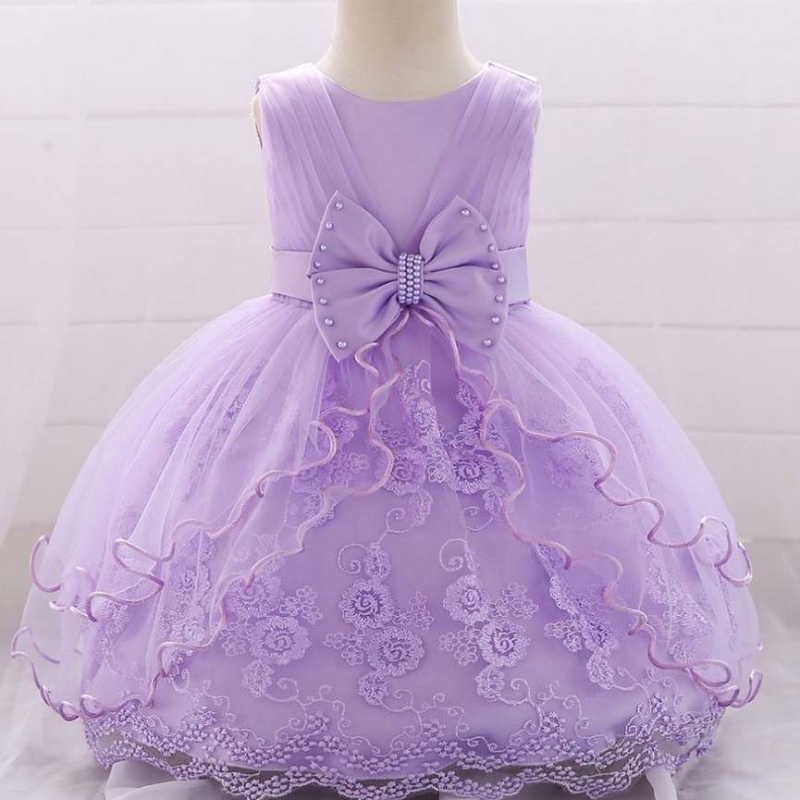 Baige per bambini 0-2 anni Dress per bambini per bambini Birthday Party Wear Childrening Affizzo L1869XZ
