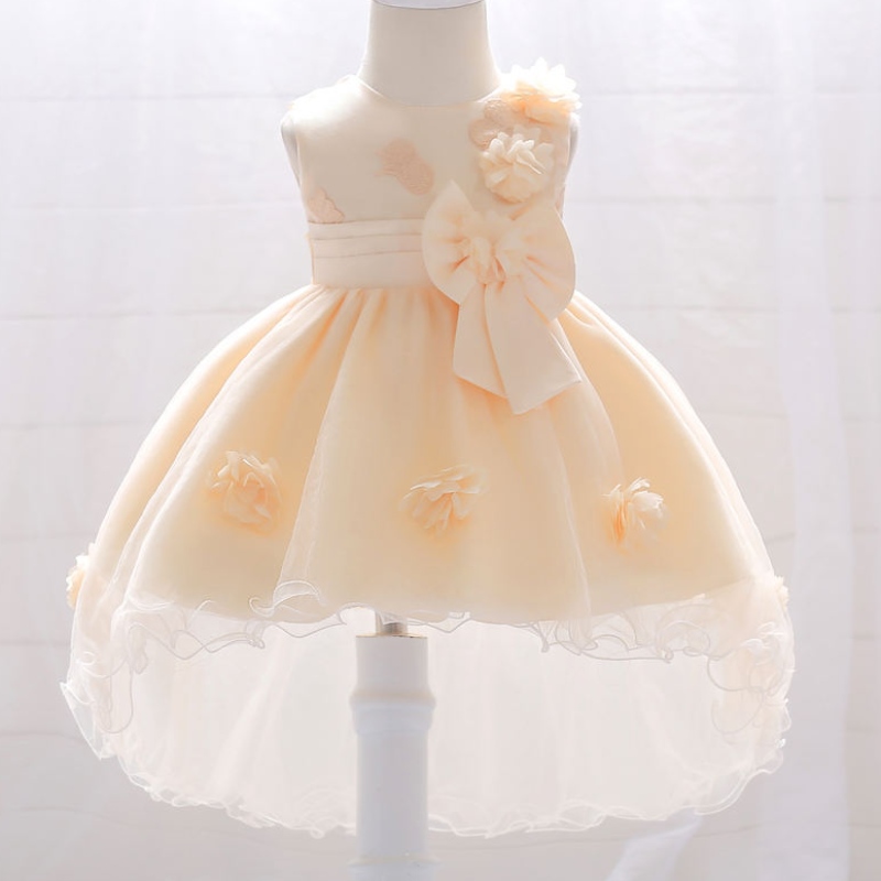 Maqtz Factory Direct Wholesale Girls Dresses Kids Bow Christmas Party Evening Dressing Abito per ragazze