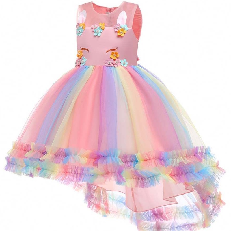 Abito da ragazza di fiori 2021 abito unicorno vestito unicorno principessa per 3-12 anni