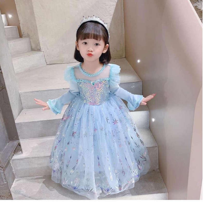 BAIGE HALLOWEEN COSTUME PER GIRLI RAGAZZE \\ 'Princess Abiti Carnevalenatalizi Anna Elsa cosplay vestiti per bambini