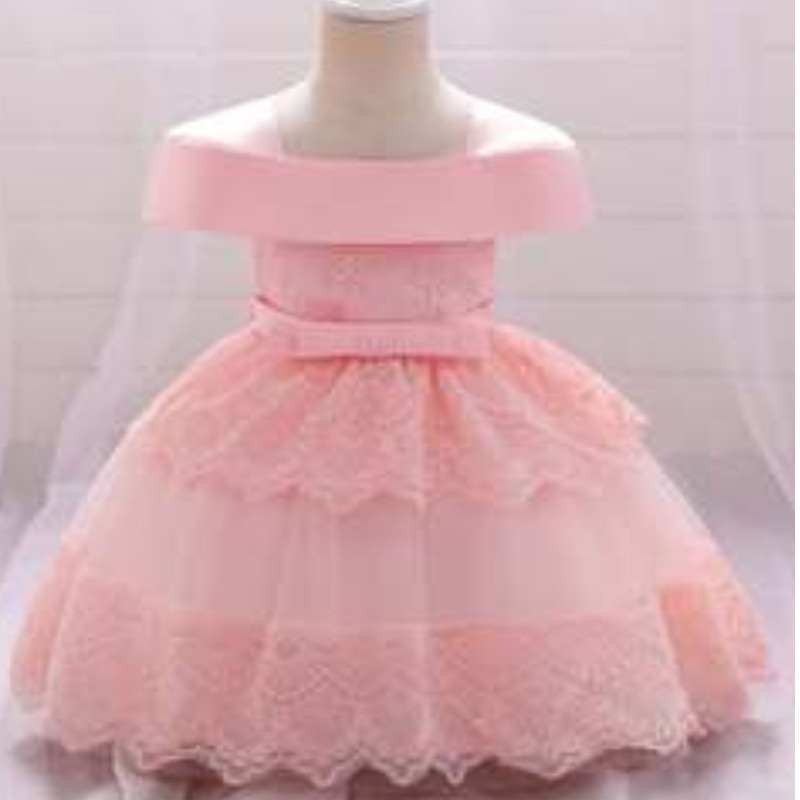 Baige Children vestiti abiti Summer Abito Design Design Abito da festaneonato