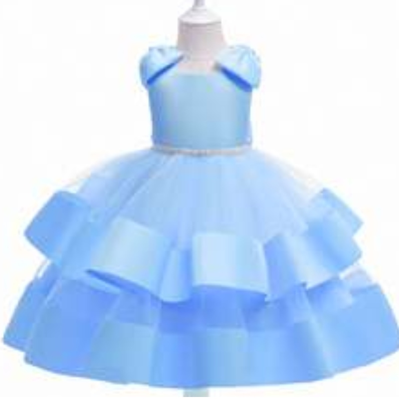 2021 Ultima modella Girl Dress Dress Kids Chim Elegante abito di compleanno elegante L5280