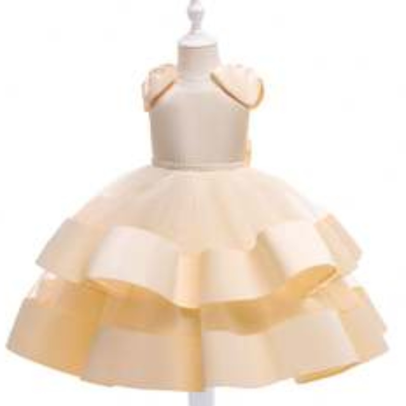 2021 Ultima modella Girl Dress Dress Kids Chim Elegante abito di compleanno elegante L5280
