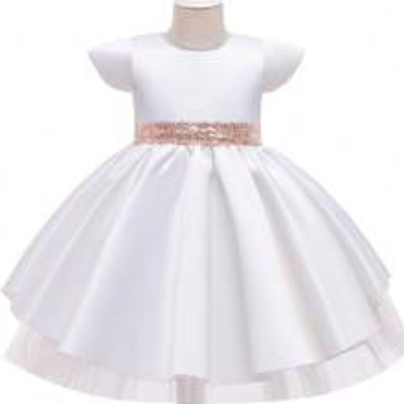 Baige 8 colori Nuova ragazza A Dress Abito in pizzo Princess Estate Birthday Party Wear