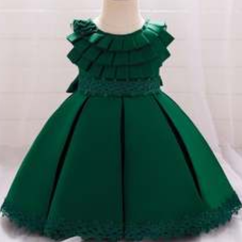 Baige New Fashion Children Abito da ballo Sleeveless Party Formal Wedding Flower Girl Dress L1976XZ