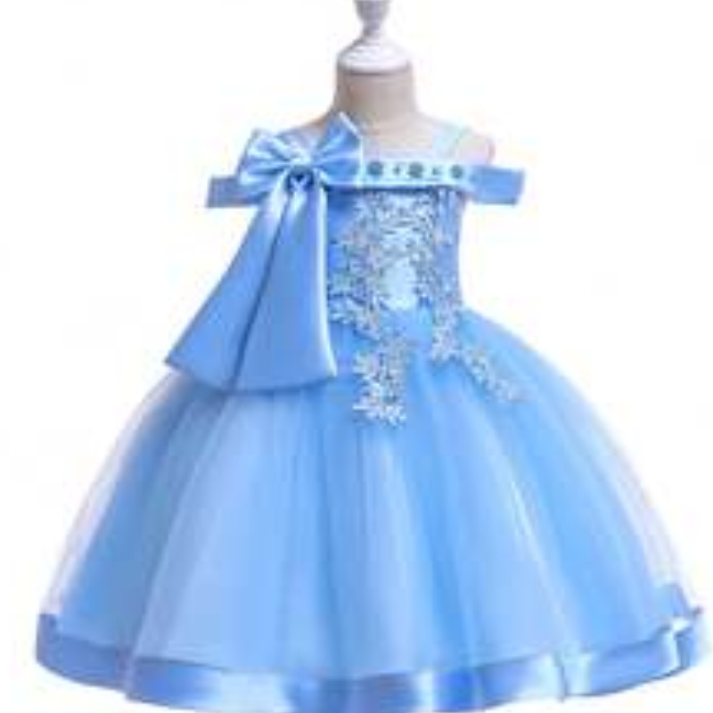 Baige Kids Wedding Dresses Foto Immagini per bambini Abito Flori Bambini Design L5081