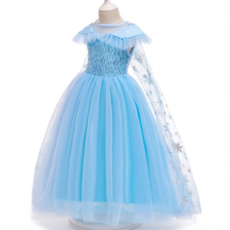 Baige Nuovo prodotto Princess Costume Kids Masquerade Elsa Anna Fashion Girl COSTUME Girls Girls