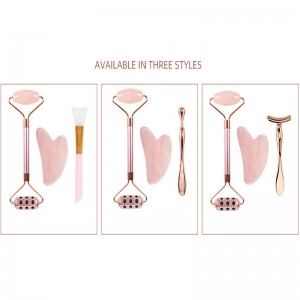 Massager di rulli per il viso giada