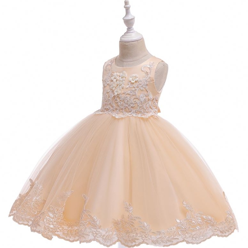 Baige Girl Princess Luxury Dresses Wreeveless Dress Kids Kids Ball Ball Birthday Party L5097
