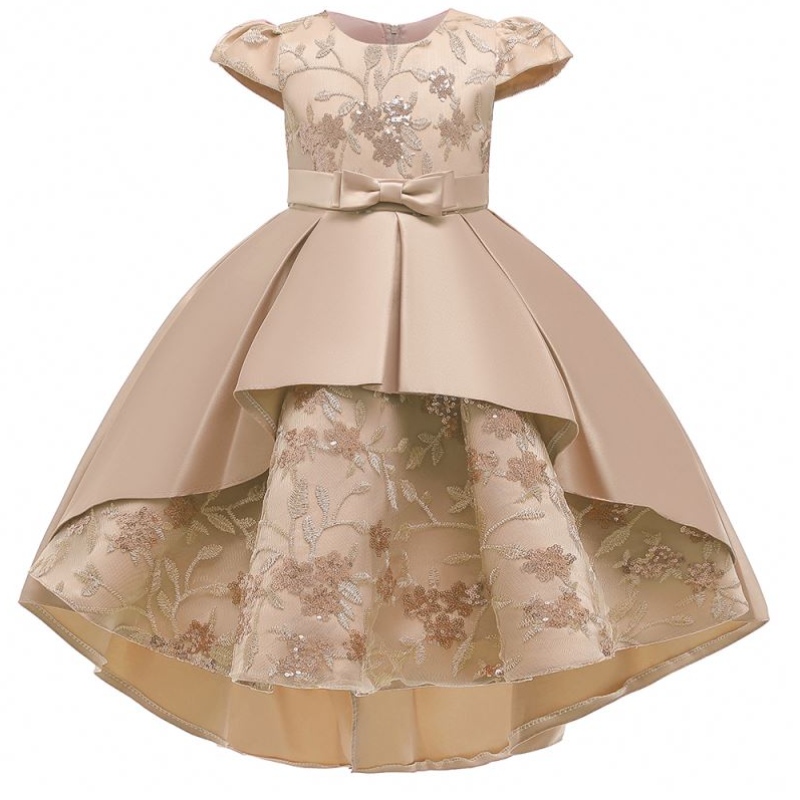Ultimi disegni per bambini Pagina Principessa Pagent Birthday Birthday Party Flowaltollo Cotail Girl Dresss T5170