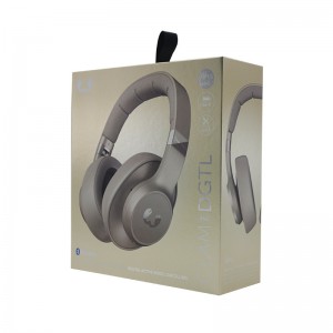 Casta di imballaggio delle cuffie a doppio rame in rame laminato Scatola magneta a magnete scatola di carta dura scatola di carta dura