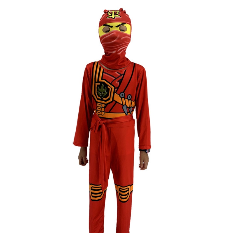 Ninja Le Cosplay Go Go Role Playing Costume Boy and Girlsuit Halloween Christmas Set